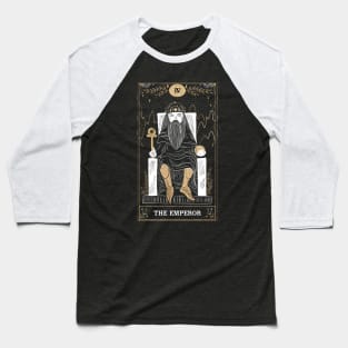 Emperor Tarot Card Baseball T-Shirt